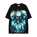 MAJESTIK Alien Skull Wing Graphic T-Shirt — hero