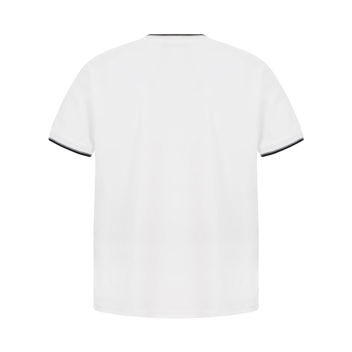 Test2-Ralph Lauren Contrast-Trim Piqué Crewneck T-Shirt — back